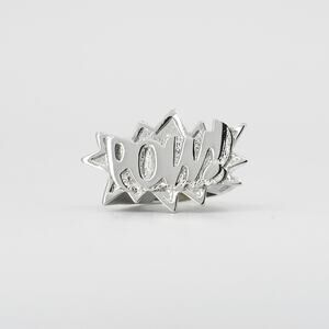 AMBUSH POW! Ring Silver Tone Size 7.25 Ambush Design